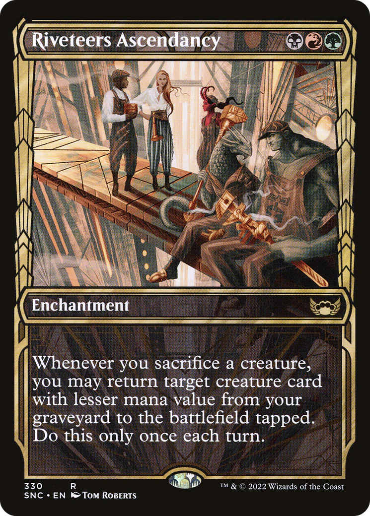 Riveteers Ascendancy (SNC-330) - Streets of New Capenna: (Showcase) Foil [Rare]