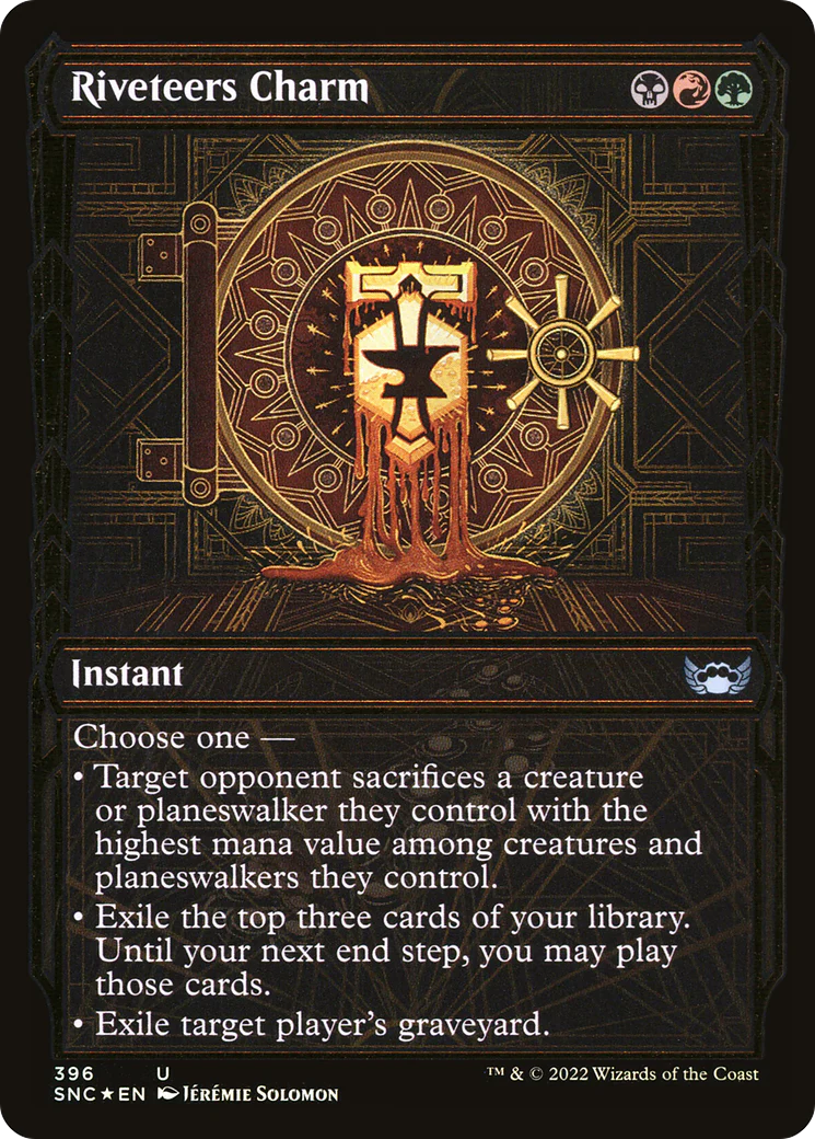 Riveteers Charm (SNC-396) - Streets of New Capenna: (Showcase) Foil [Uncommon]