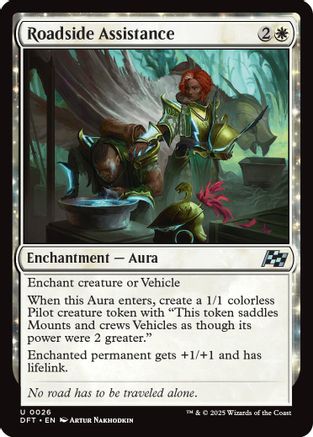Roadside Assistance (DFT-026) - Aetherdrift Foil [Uncommon]