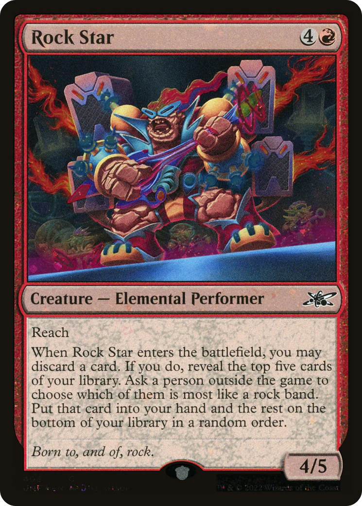 Rock Star (UNF-408) - Unfinity Galaxy Foil [Common]