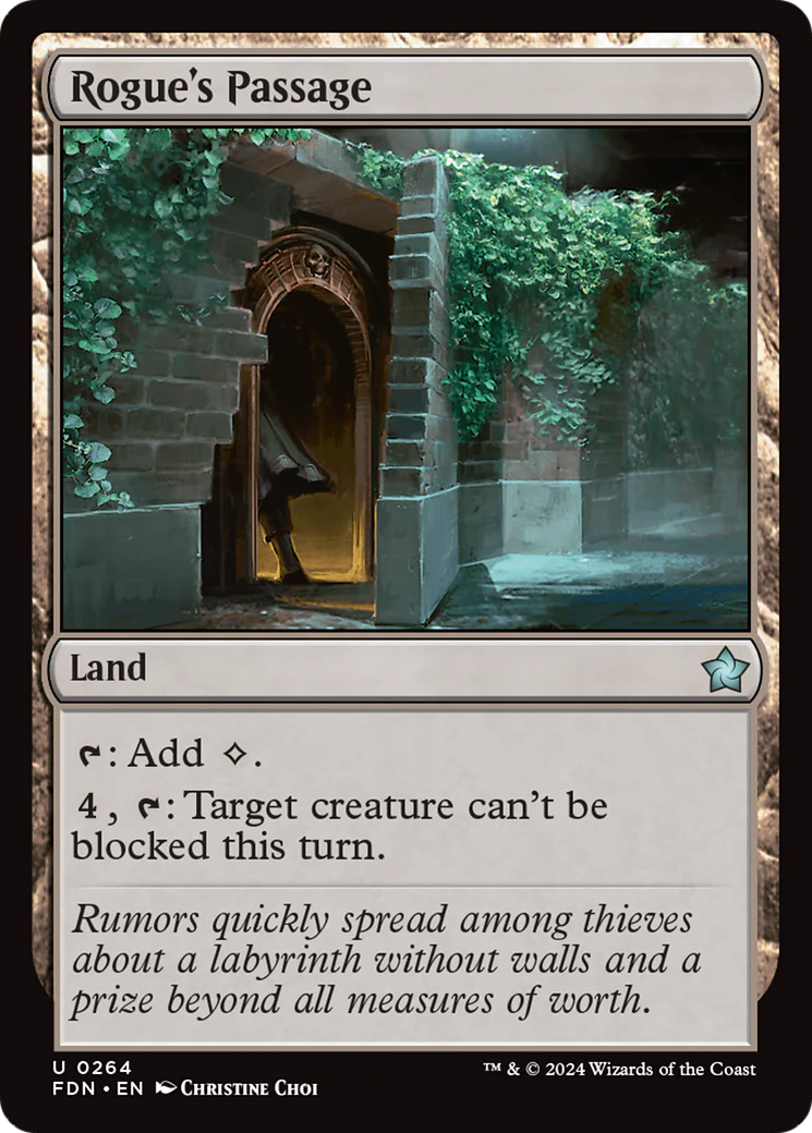 Rogue's Passage (FDN-264) - Foundations Foil [Uncommon]