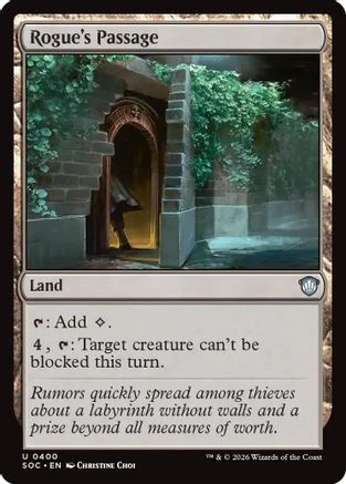 Rogue's Passage (SOC-400) - Commander: Secrets of Strixhaven [Uncommon]