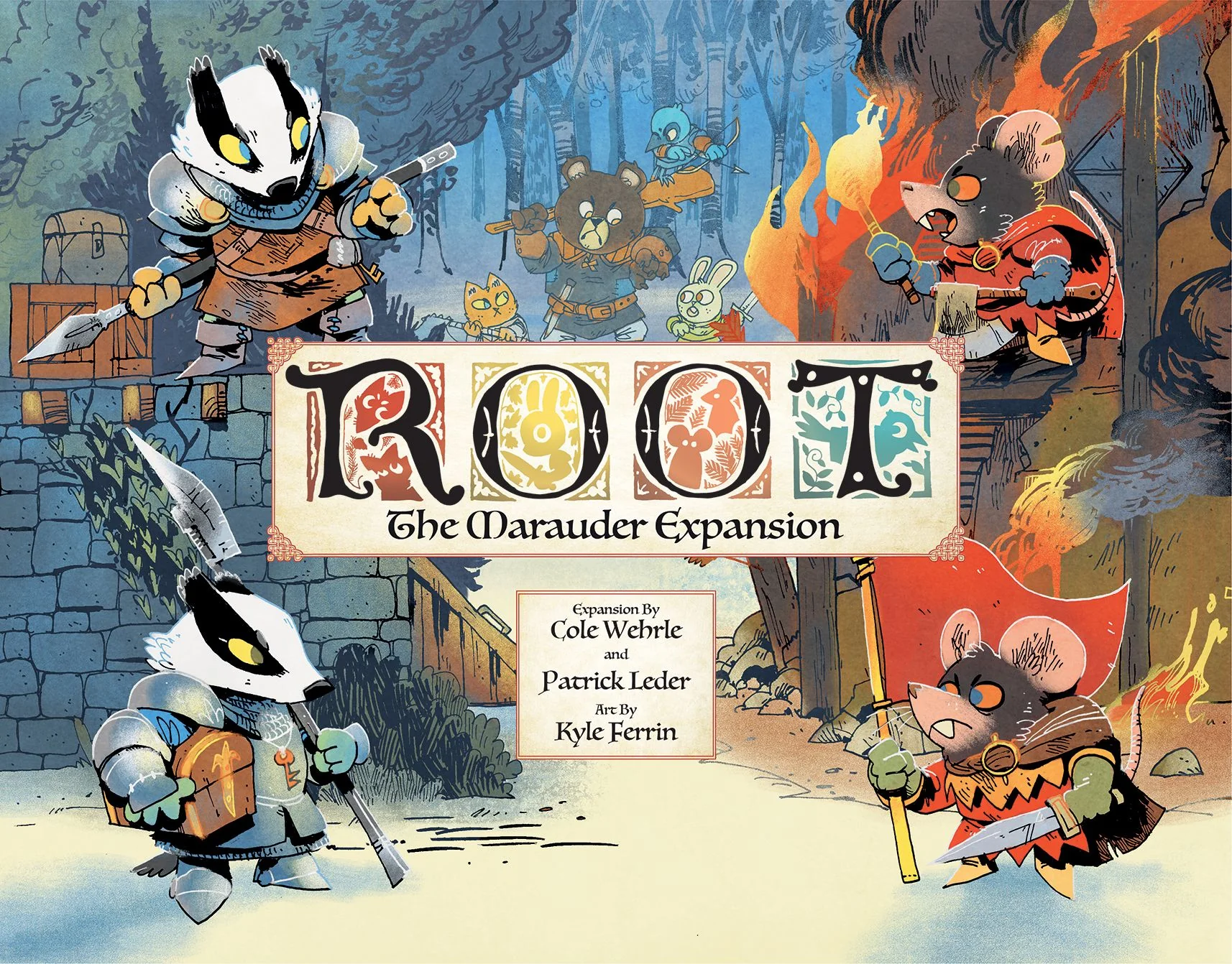 Root: The Marauder Expansion (Kickstarter Marauder Pledge with More Hirelings)