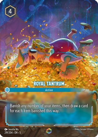 Royal Tantrum (Enchanted) (219/204) - Shimmering Skies Holofoil [Enchanted]
