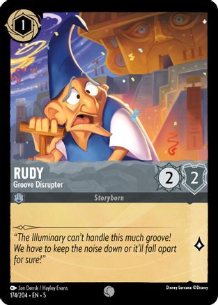 Rudy - Groove Disrupter (174/204) - Shimmering Skies Cold Foil [Common]