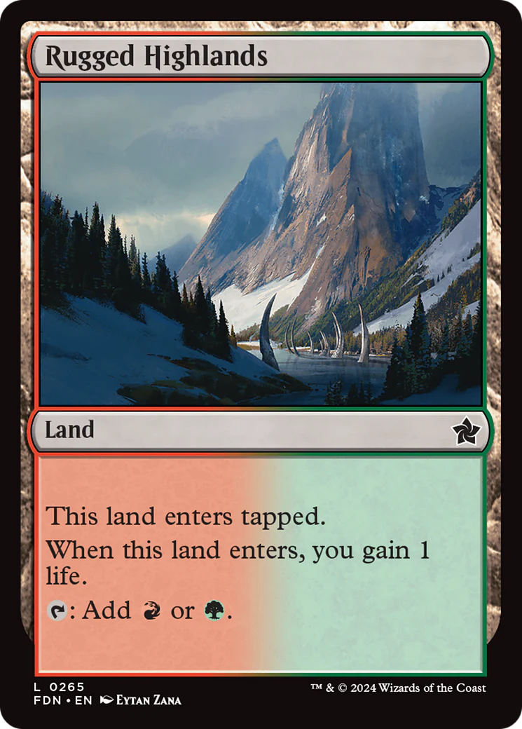 Rugged Highlands (FDN-265) - Foundations [Common]