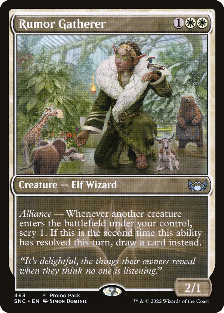 Rumor Gatherer (SNC-463) - Streets of New Capenna [Uncommon]
