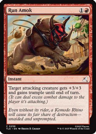 Run Amok (TLE-258) - Avatar: The Last Airbender: Eternal-Legal [Common]