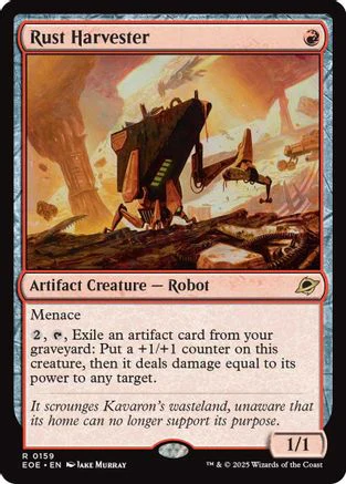 Rust Harvester (EOE-159) - Edge of Eternities Foil [Rare]