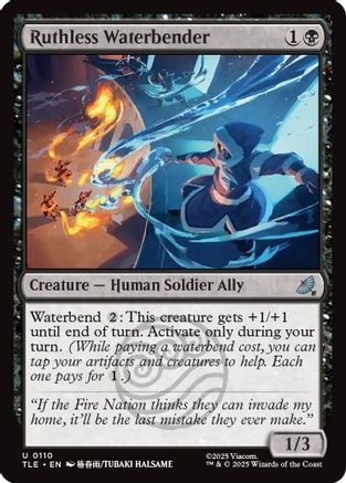 Ruthless Waterbender (TLE-110) - Avatar: The Last Airbender: Eternal-Legal [Uncommon]