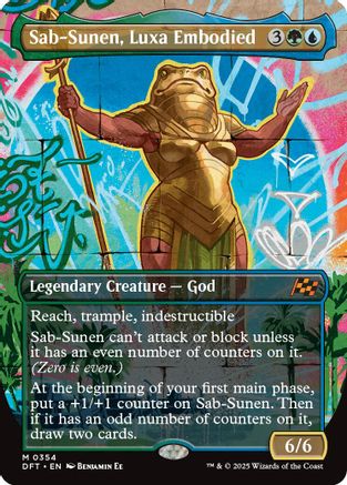 Sab-Sunen, Luxa Embodied (Borderless) (DFT-354) - Aetherdrift [Mythic]