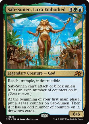 Sab-Sunen, Luxa Embodied (DFT-221) - Aetherdrift Foil [Mythic]