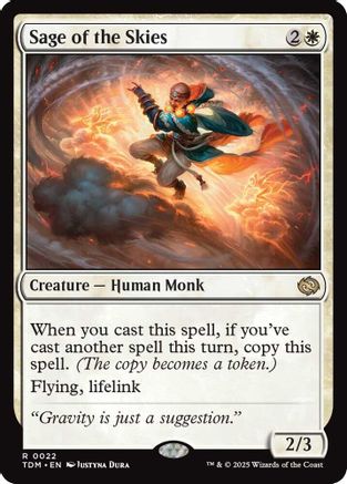 Sage of the Skies (TDM-022) - Tarkir: Dragonstorm [Rare]