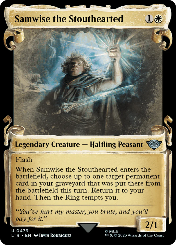 Samwise the Stouthearted (LTR-479) - The Lord of the Rings: Tales of Middle-earth: (Showcase) Scroll [Uncommon]