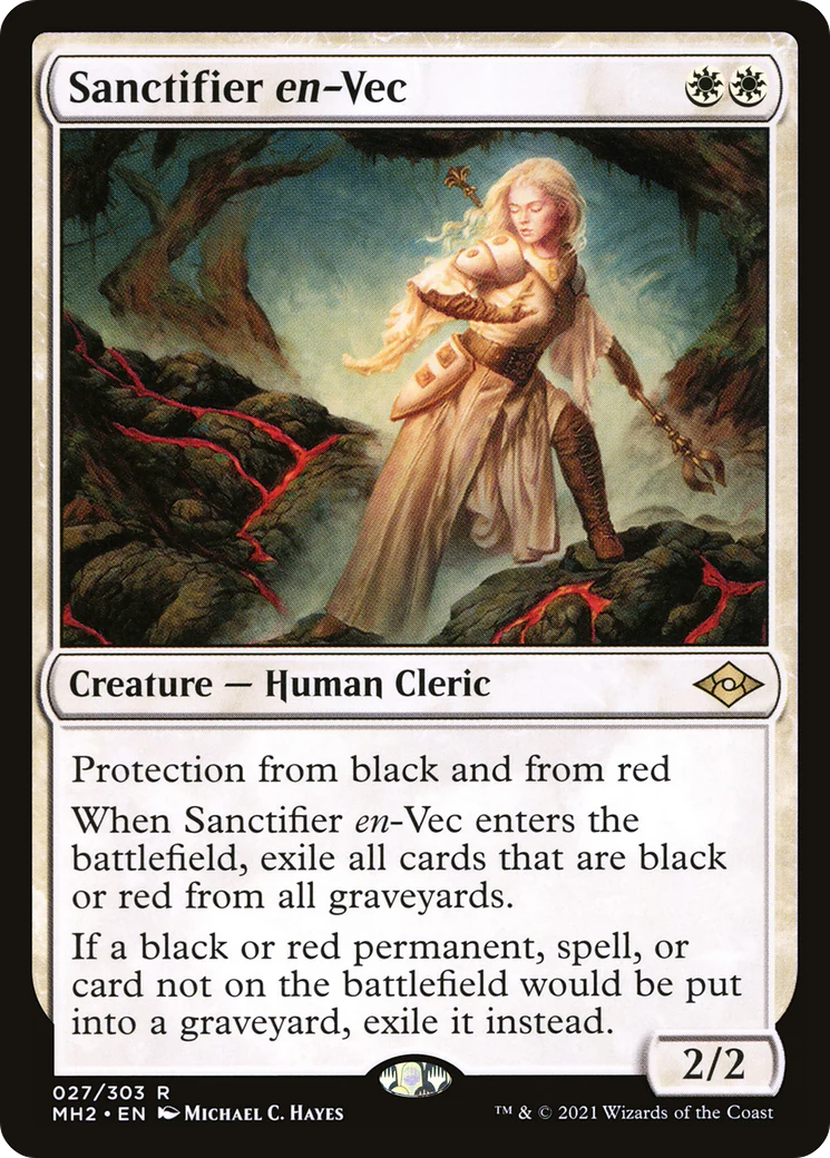 Sanctifier en-Vec (MH2-027) - Modern Horizons 2 Foil [Rare]