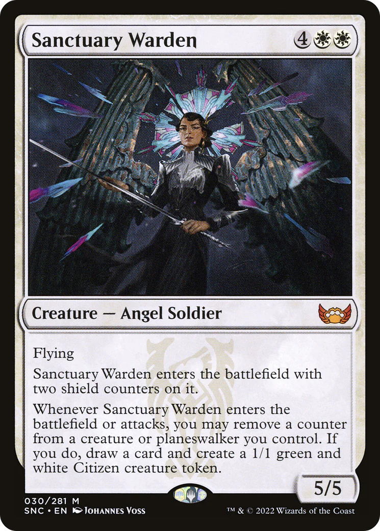 Sanctuary Warden (SNC-030) - Streets of New Capenna [Mythic]