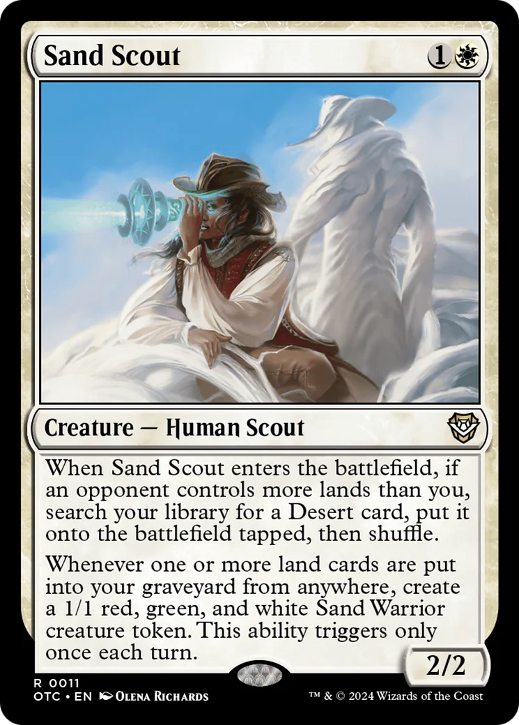 Sand Scout (OTC-011) - Outlaws of Thunder Junction Commander [Rare]