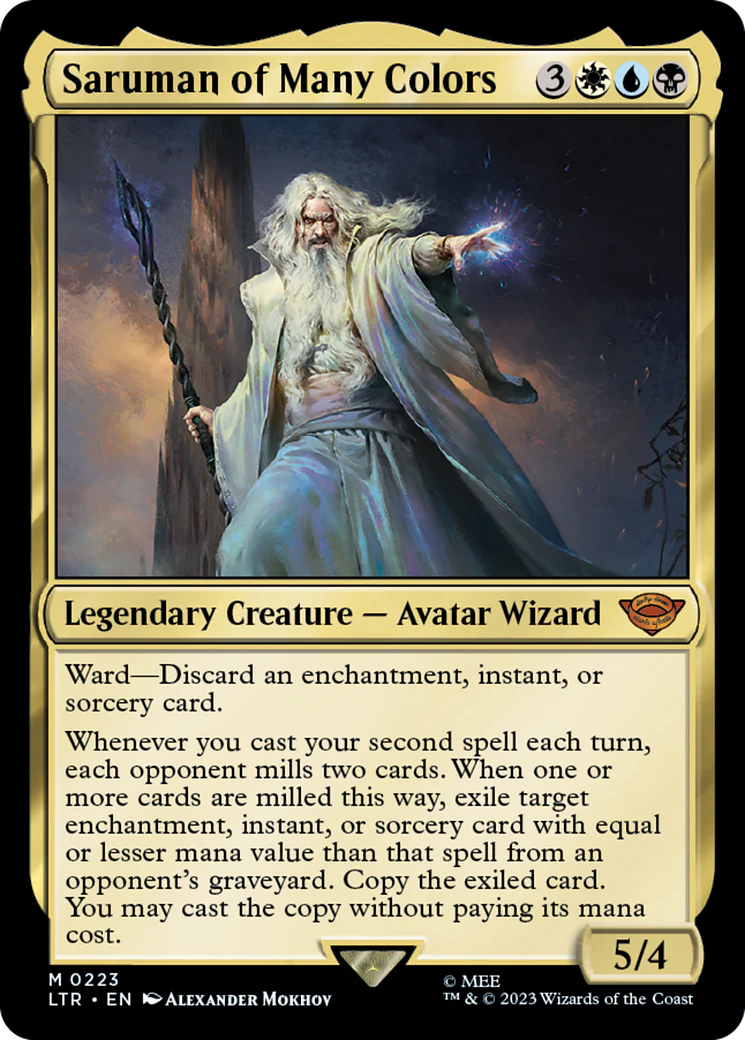 Saruman of Many Colors (LTR-223) - The Lord of the Rings: Tales of Middle-earth [Mythic]