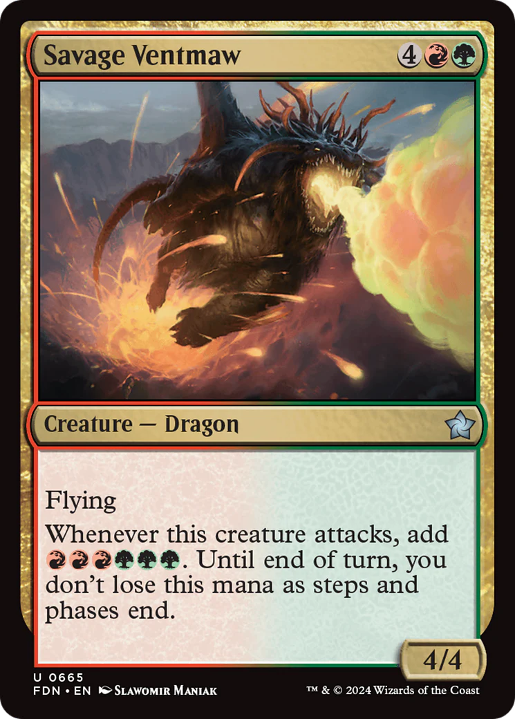 Savage Ventmaw (FDN-665) - Foundations [Uncommon]