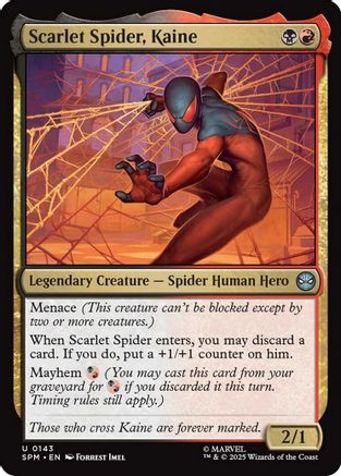 Scarlet Spider, Kaine (SPM-143) - Marvel's Spider-Man [Common]