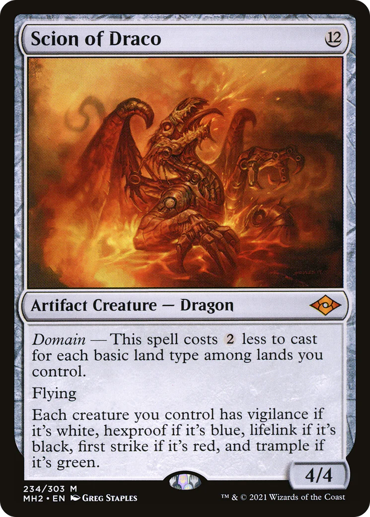 Scion of Draco (MH2-234) - Modern Horizons 2 Foil [Mythic]