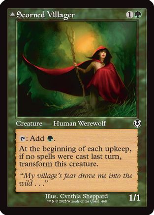 Scorned Villager (Retro Frame) (INR-468) - Innistrad Remastered Foil [Common]