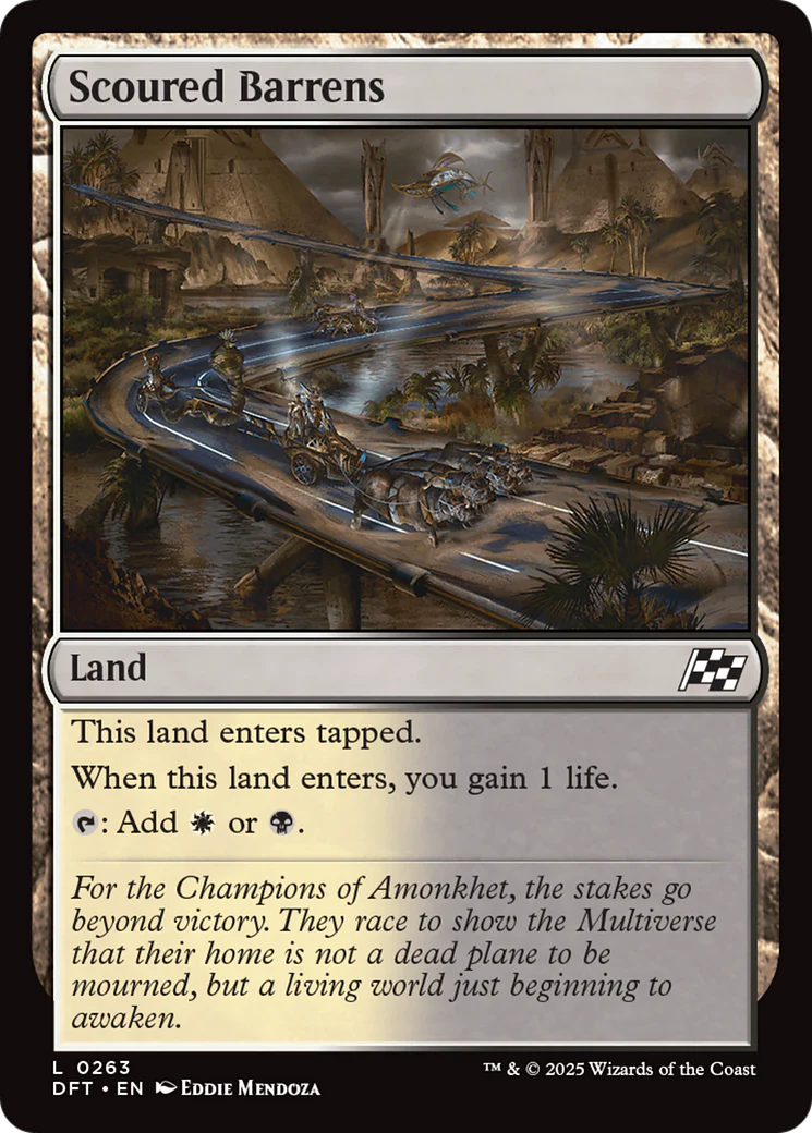 Scoured Barrens (DFT-263) - Aetherdrift [Common]