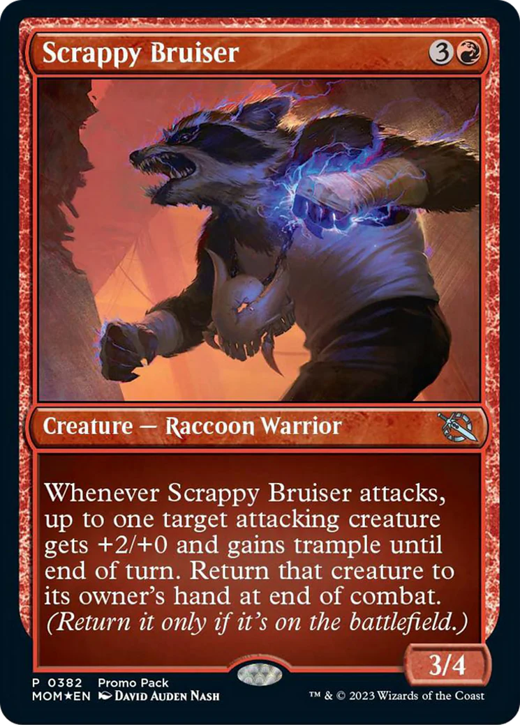 Scrappy Bruiser (PPMOM-382) - March of the Machine Foil [Uncommon]