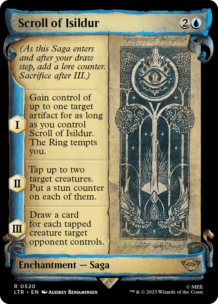 Scroll of Isildur (LTR-520) - The Lord of the Rings: Tales of Middle-earth: (Showcase) Scroll [Rare]