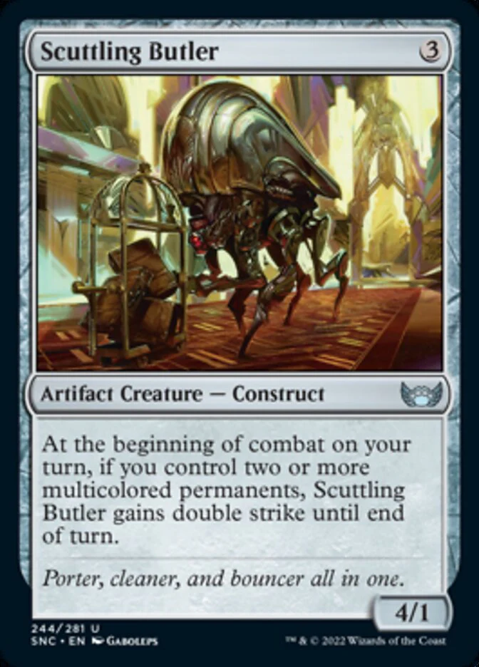 Scuttling Butler (SNC-244) - Streets of New Capenna [Uncommon]