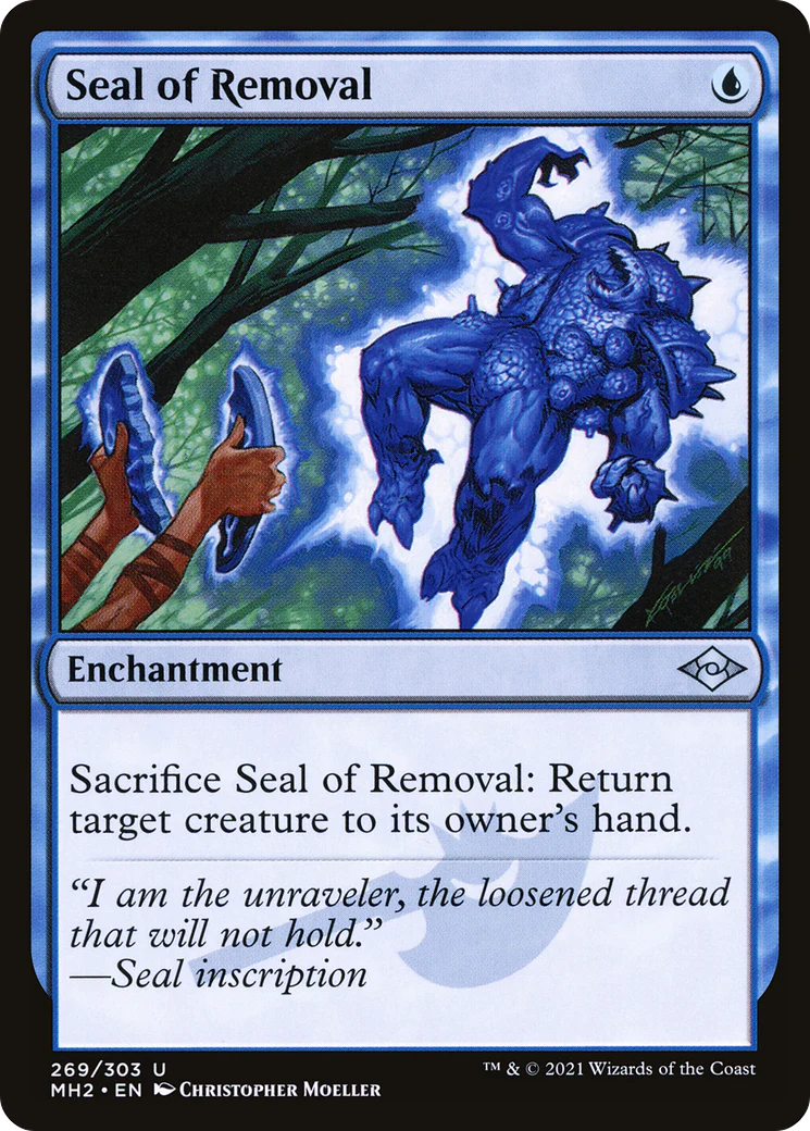 Seal of Removal (MH2-269) - Modern Horizons 2 Etched Foil [Uncommon]