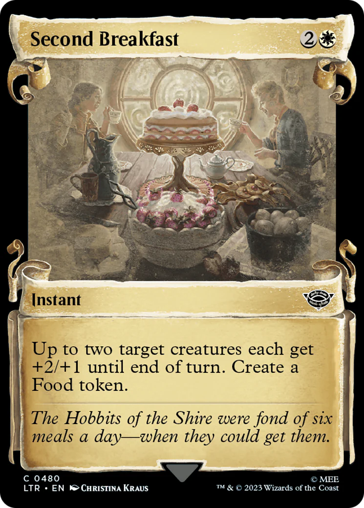 Second Breakfast (LTR-480) - The Lord of the Rings: Tales of Middle-earth: (Showcase) Scroll [Common]