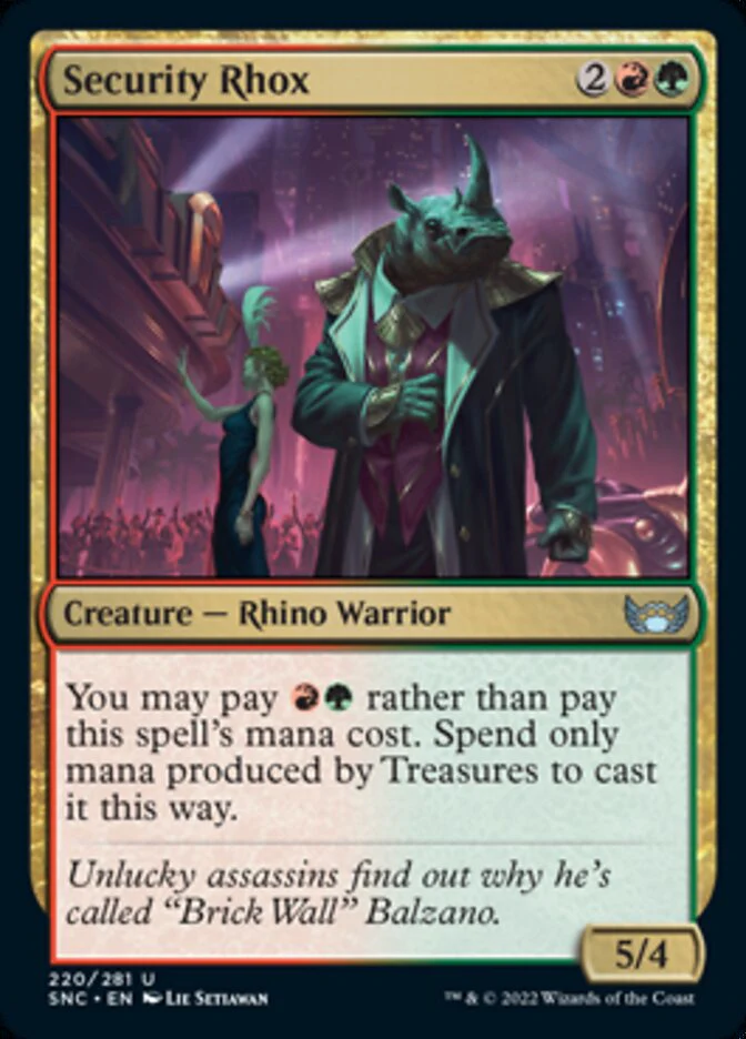 Security Rhox (SNC-220) - Streets of New Capenna [Uncommon]
