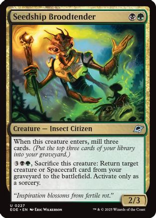 Seedship Broodtender (EOE-227) - Edge of Eternities Foil [Uncommon]