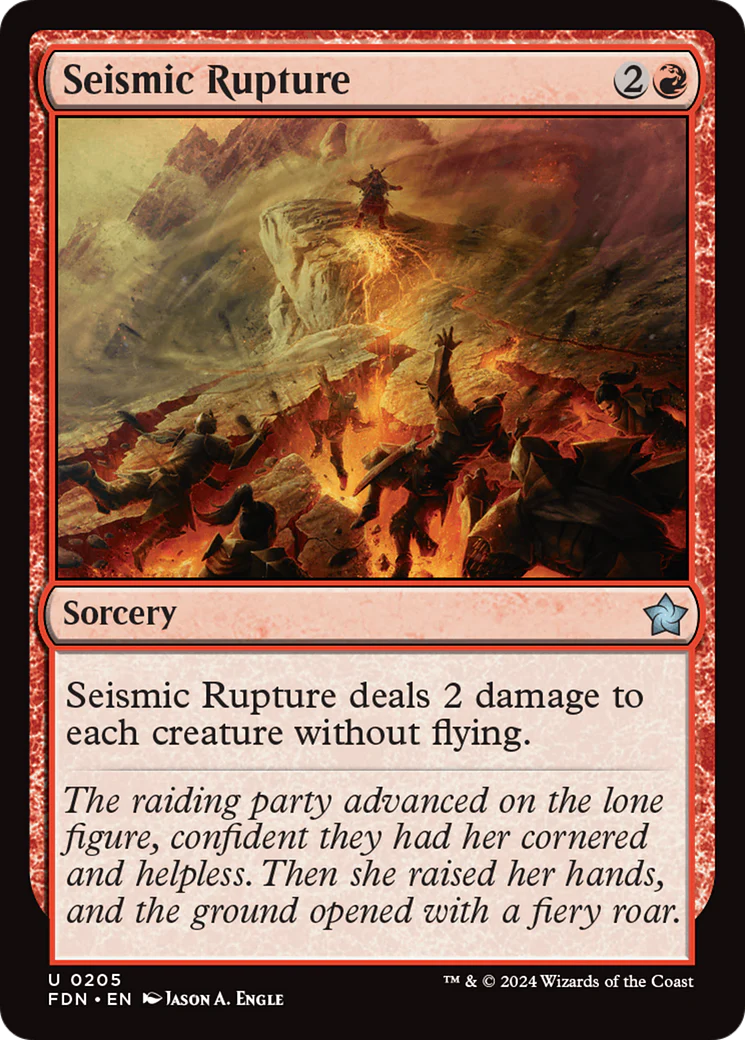 Seismic Rupture (FDN-205) - Foundations [Uncommon]