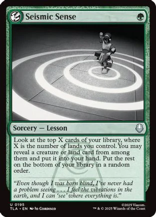 Seismic Sense (TLA-195) - Avatar: The Last Airbender [Uncommon]