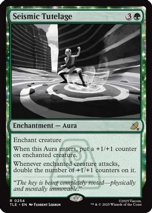 Seismic Tutelage (TLE-254) - Avatar: The Last Airbender: Eternal-Legal Foil [Rare]