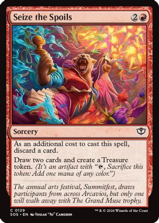 Seize the Spoils (SOS-129) - Secrets of Strixhaven Foil [Common]