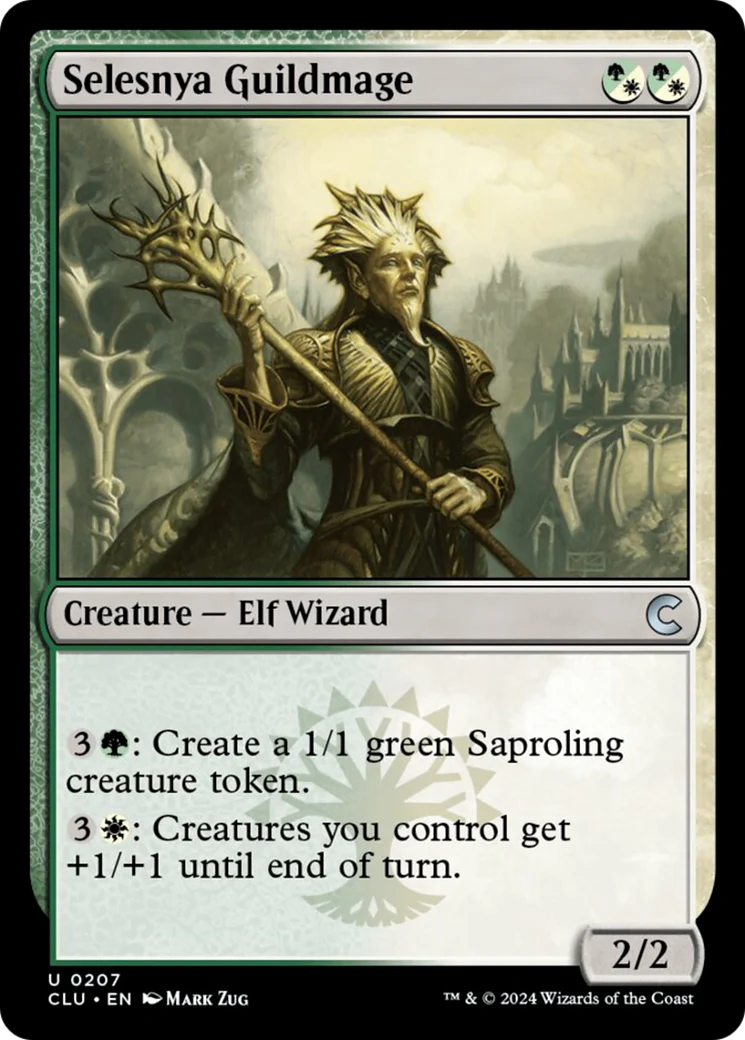 Selesnya Guildmage (CLU-207) - Ravnica: Clue Edition [Uncommon]