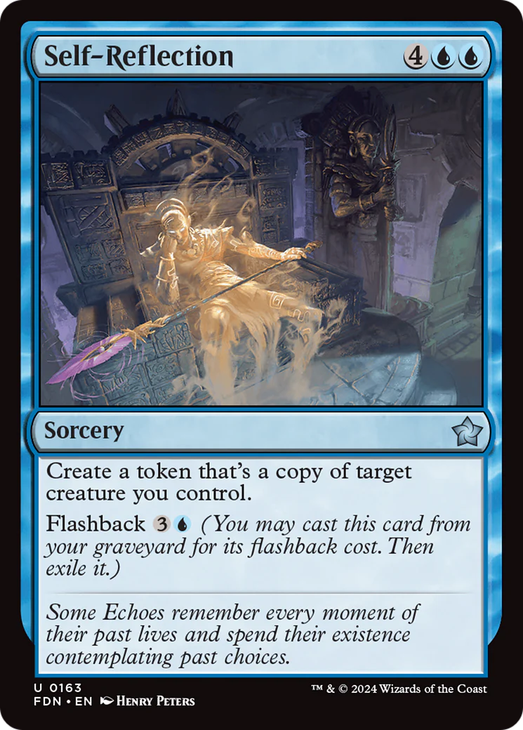 Self-Reflection (FDN-163) - Foundations Foil [Uncommon]