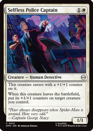 Selfless Police Captain (SPM-012) - Marvel's Spider-Man [Common]