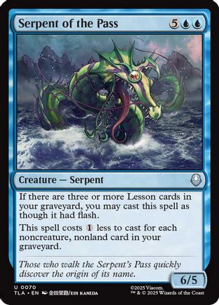 Serpent of the Pass (TLA-070) - Avatar: The Last Airbender Foil [Uncommon]