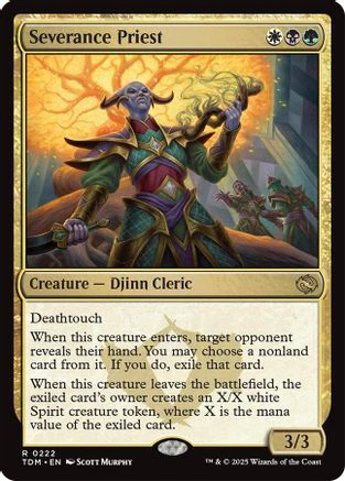 Severance Priest (TDM-222) - Tarkir: Dragonstorm [Rare]