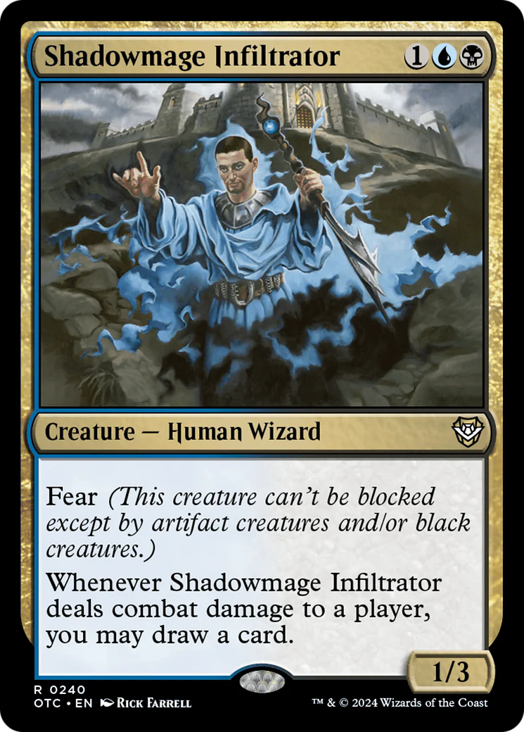 Shadowmage Infiltrator (OTC-240) - Outlaws of Thunder Junction Commander [Rare]
