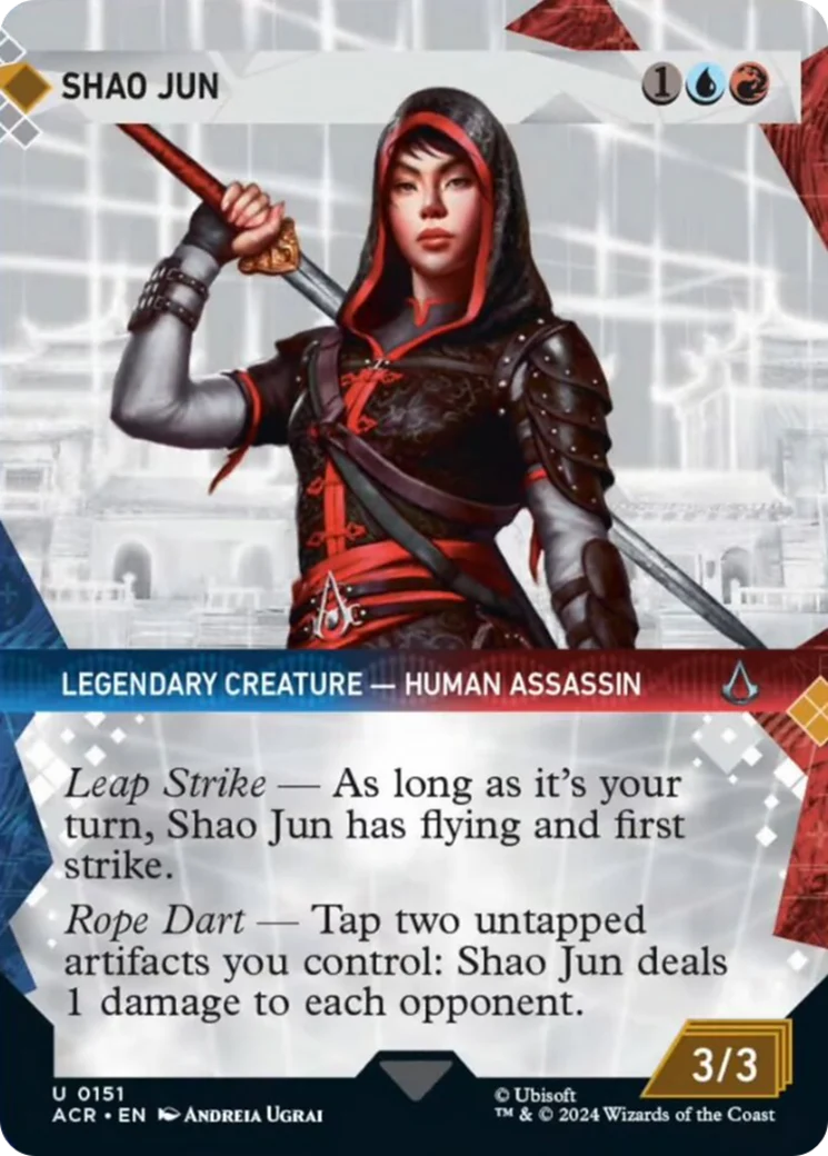 Shao Jun (ACR-151) - Assassin's Creed: (Showcase) (Borderless) Foil [Uncommon]