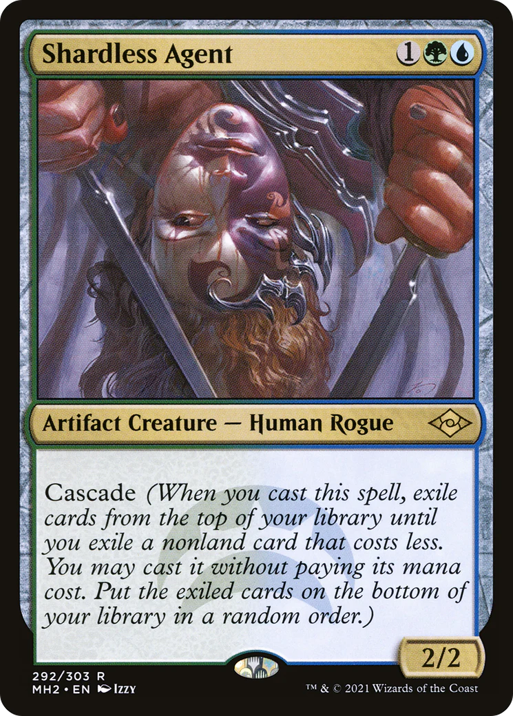 Shardless Agent (MH2-292) - Modern Horizons 2 Etched Foil [Rare]