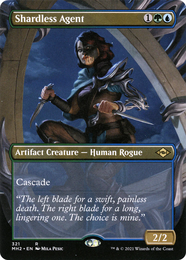 Shardless Agent (MH2-321) - Modern Horizons 2 (Borderless) Foil [Rare]