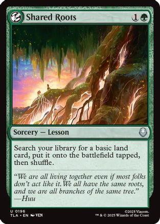 Shared Roots (TLA-196) - Avatar: The Last Airbender Foil [Uncommon]