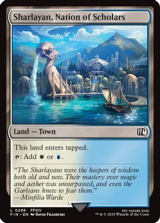 Sharlayan, Nation of Scholars (FIN-288) - FINAL FANTASY Foil [Land]
