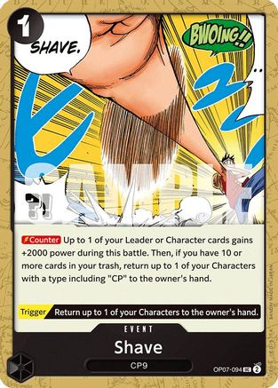 Shave (OP07-094) - 500 Years in the Future  [Uncommon]